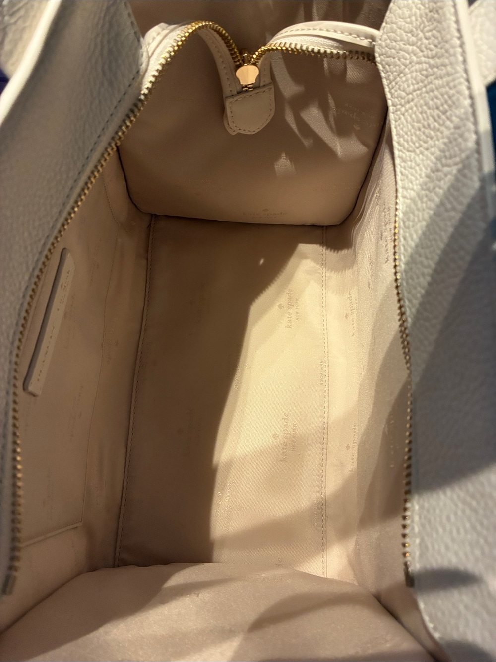 kate spade white Snoopy & Woodstock Printed Tote - Picture 5 of 7